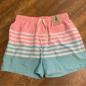 Chubbies On The Horizons 5.5" Stretch Swim Trunks Shorts Size Medium Men's